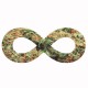 Tee shirt Marijuana infini vert/blanc