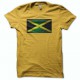 T-shirt flag jamaica vintage yellow