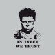 Tee shirt Fight Club in tyler we trust gris