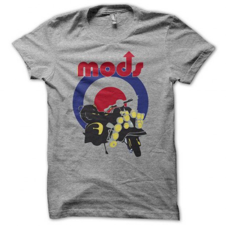 Camiseta vespa negro/gris