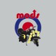 Camiseta vespa negro/gris