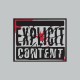 Tee shirt Explicit content  gris