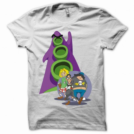 Tee shirt day of tentacle blanc
