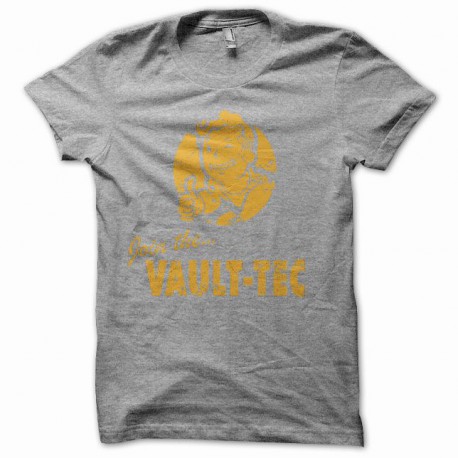 Tee shirt fallout vault-tec gris