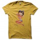 T-shirt betty boop yellow