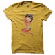 Tee shirt  betty boop jaune