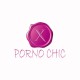 Tee shirt porno chic parodie marc dorcel rose/blanc