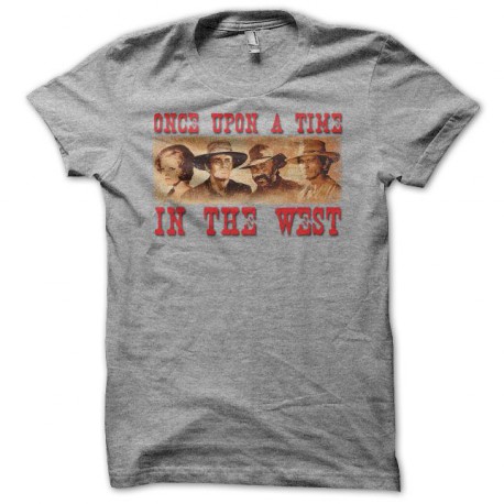 Tee shirt Il était une frois dans l'ouest blanc