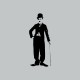 Tee shirt Charlie Chaplin gris