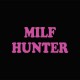 Tee shirt MILF Hunter rose/noir