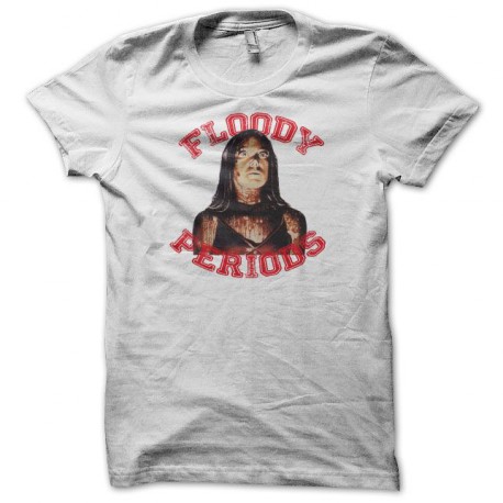 Tee shirt Carrie Floody Periods blanc