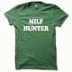 Tee shirt MILF Hunter blanc/vert bouteille