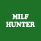 Tee shirt MILF Hunter blanc/vert bouteille