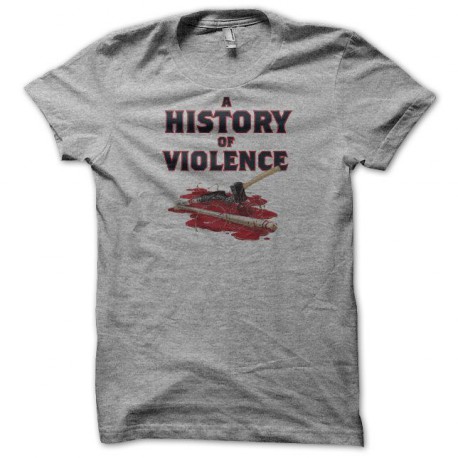 Tee shirt a history of violence gris