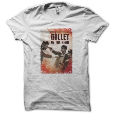 Tee shirt Bullet in the head blanc