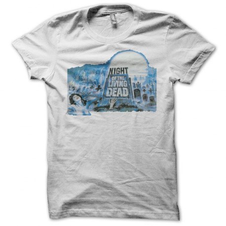 Tee shirt La nuit des morts vivants blanc