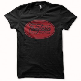 Tee shirt True Blood logo fangtasia noir