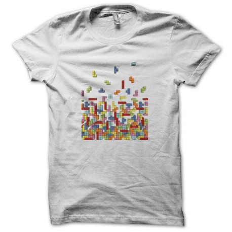 Tee shirt Tetris blanc 