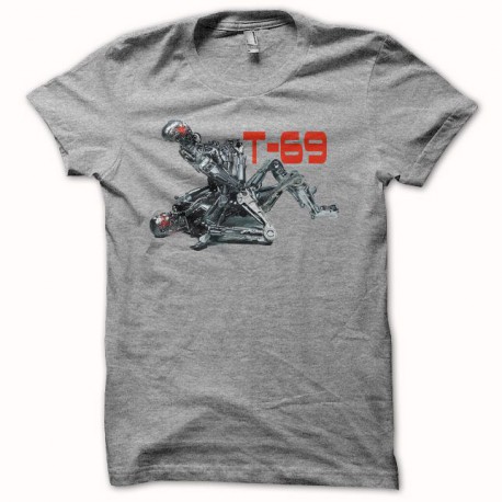 Tee shirt Terminator T-69 gris