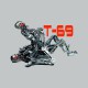 Tee shirt Terminator T-69 gris