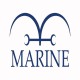 Tee shirt One piece marine blanc 