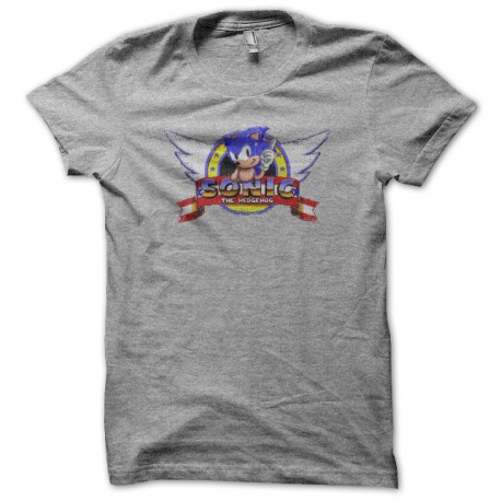 Tee shirt Sonic vintage gris