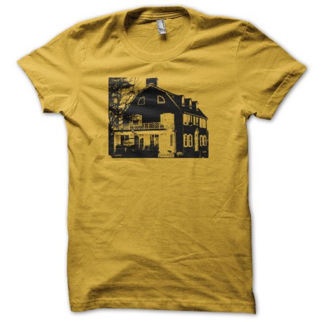camiseta Terror en Amityville amarillo