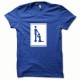 Tee shirt Kamasutra Pornstar blanc/bleu royal