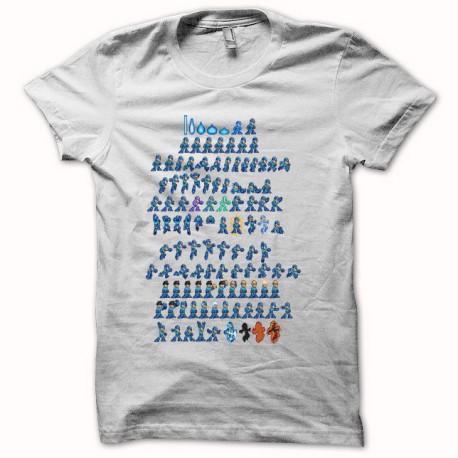 Camiseta megaman Rockman blanco