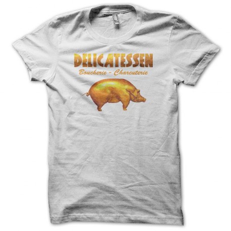 T-shirt Delicatessen white