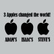 Tee shirt Steve Jobs Apple noir/gris