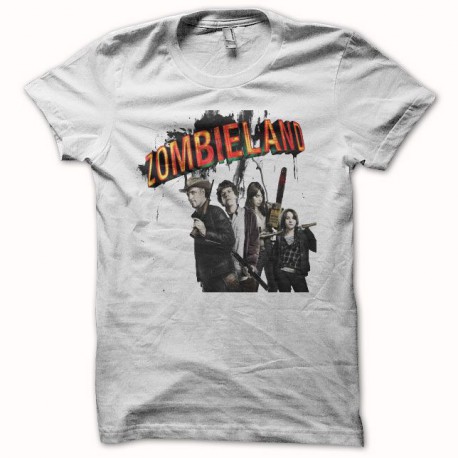 Tee shirt zombieland blanc