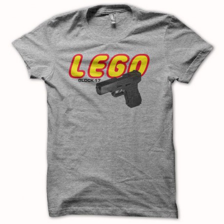 Tee shirt glock 17 lego  noir/gris