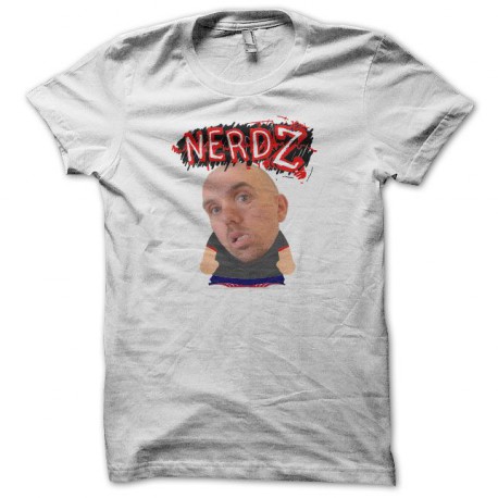 Tee shirt Régis Robert Nerdz parodie Southpark blanc