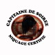 Tee shirt Capitaine de Soirée Niquage Certifié blanc