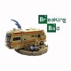 Tee shirt Breaking bad camping car parodie lego blanc
