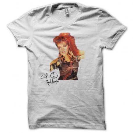 Tee shirt Cindy Lauper blanc