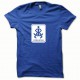 Tee shirt Kamasutra Pornstar blanc/bleu royal