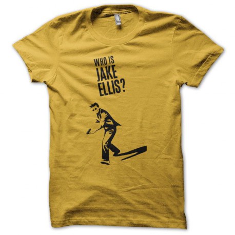 Tee shirt Who Is Jake Ellis jaune