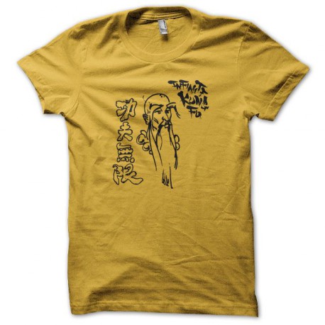 Tee shirt Infinite Kung Fu jaune