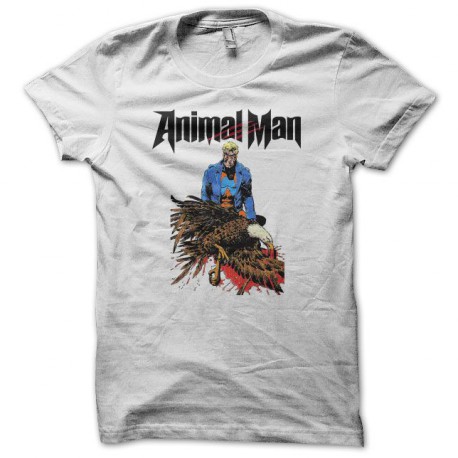 Tee shirt Animal Man eagle blanc
