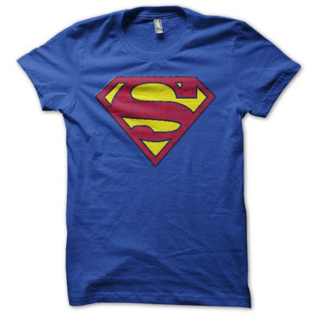 Tee shirt Superman vintage bleu
