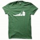 Shirt Barrel of beer white / green bottle