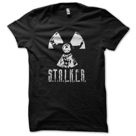 Tee shirt S.T.A.L.K.E.R blanc/noir