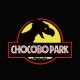Tee shirt chocobo park parodie jurassic park noir