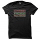 Tee shirt retour vers le futur cadran temporel noir