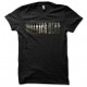 Tee shirt The Walking Dead titre campagne noir