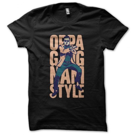 Tee shirt  Gangnam Style OPPA 강남 스타일 noir