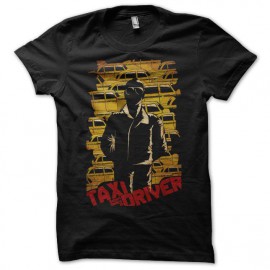 T-shirt Taxi Driver yellow cabs black