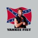 Tee shirt Chuck Norris yankee fist gris